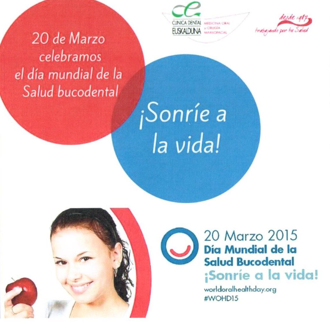 20 De Marzo, Día Mundial De La Salud Bucodental - Clínica Dental Euskalduna